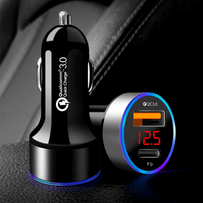 Bluetooth pour la voiture - LedCarCharger™ - Gris - Monautogadget