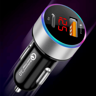 Bluetooth pour la voiture - LedCarCharger™ - Gris - Monautogadget