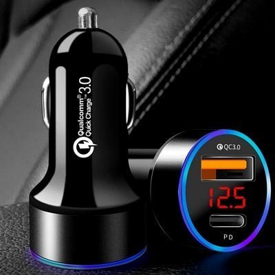 Bluetooth pour la voiture - LedCarCharger™ - Noir - Monautogadget